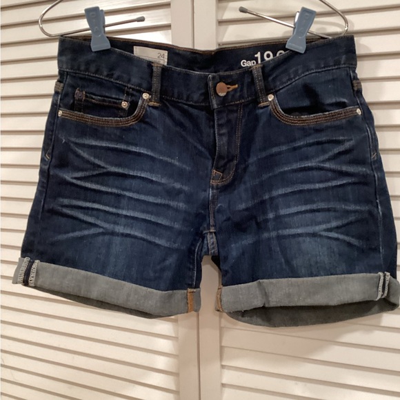 GAP Pants - GAP Denim Shorts Roll Cuff Boyfriend Jean Shorts 24 Y2K